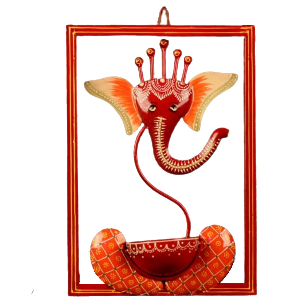 Beautiful Ganesha wall décor in the form of a T-lite holder