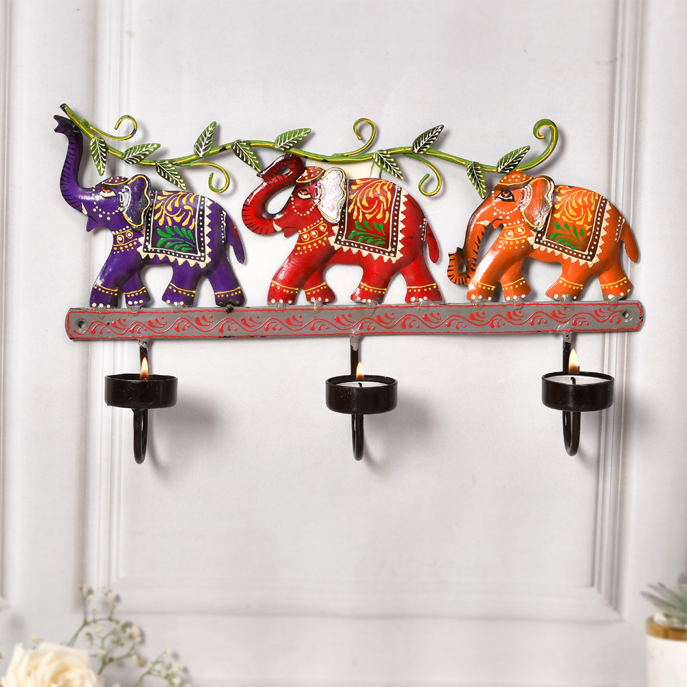 Handcrafted Elephant Candle Holder – Ideal Corporate Return Gift for Diwali