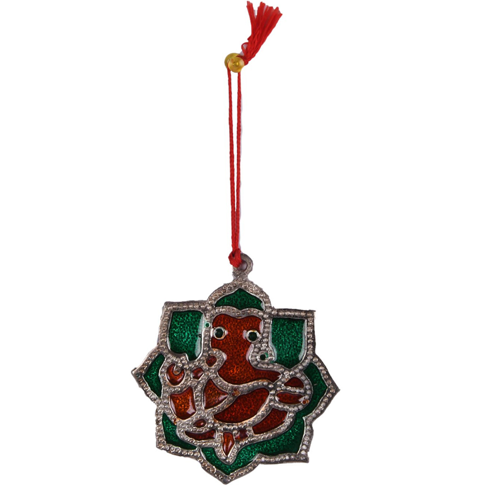Oxidised metal decorative Ganesh  hanging