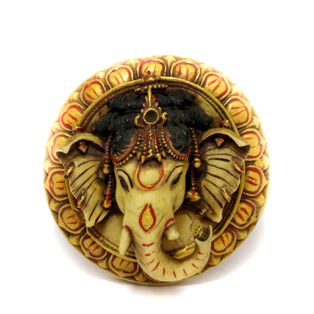 Circular Marble Showpiece Ganesha 