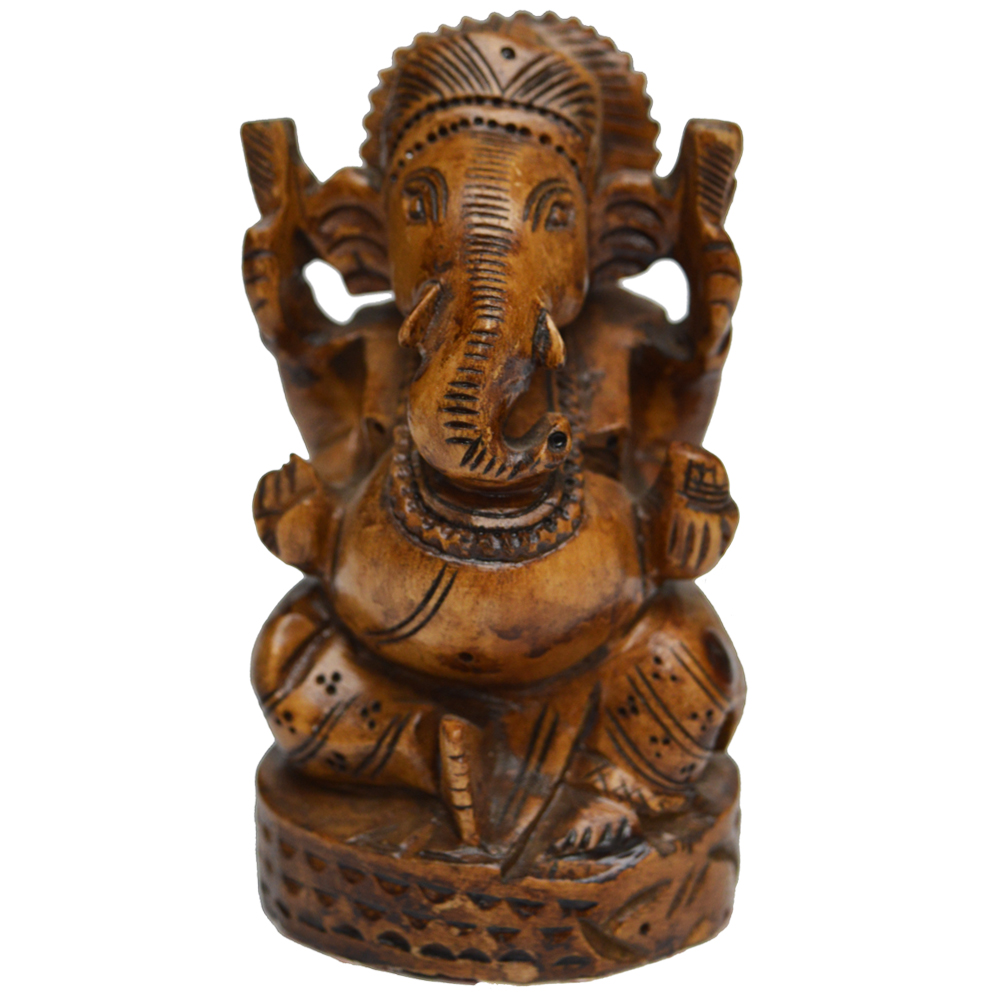 Decorative Lord Ganesha Idol in Wood For Return Gift