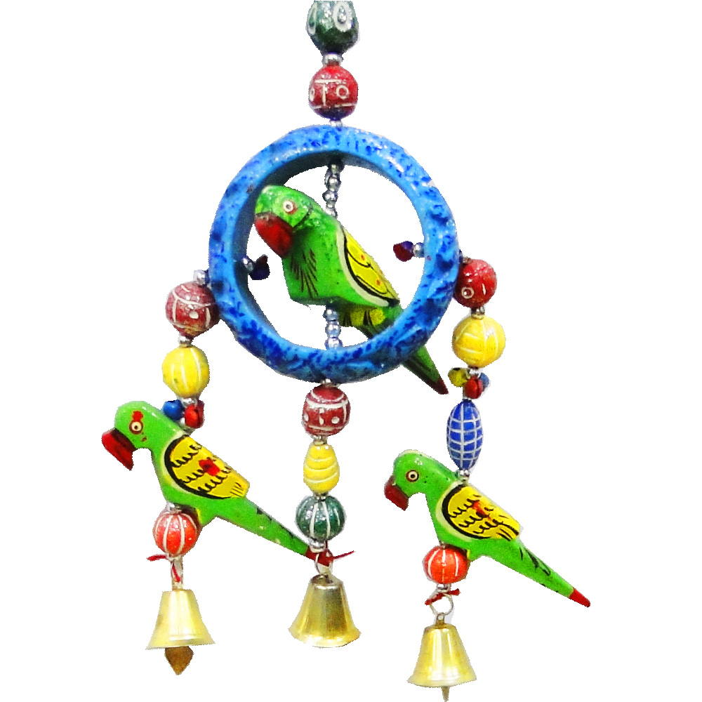 Decorative Wind Chime Wall Hanging Parrot For Good Vastu