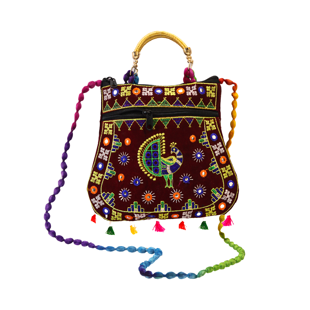 Buy SuneshCreation Handcrafted Traditional Embroidery Sling Bags/Rajasthani  Sling Bags/Shoulder Bags/Crossbody Bag/Ethnic Shoulder Sling Bag for Women  and Girls Online In India At Discounted Prices
