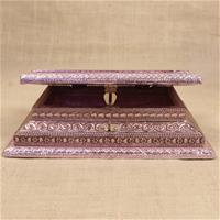 Attractive wooden box with resin work 