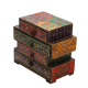 Wooden Embossed Multicolor Four Drawers Box handicraft item