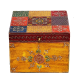 Handmade Multicolor Embossed Box in Woodreturn gift