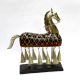 Metal Hanging Bell Horse with Embossed Workhandicraft item