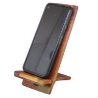 Creative mobile stand made of wood for official purpose
