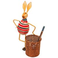 Cute little pen stand with a bunny figurine