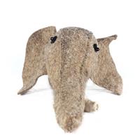 Handcrafted felt elephant head showpiece