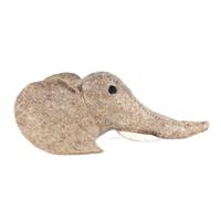 Handcrafted felt elephant head showpiece