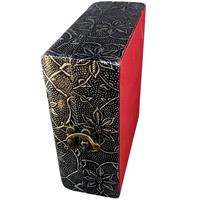 Square shaped wooden jewelry box 