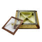 High Quality Wooden Box with Brass designed lid for Dry fruit Storage BH-0606-2