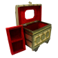 Wooden pitari box having royal design to keep ladies ornaments BH-0617-2