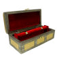 Trunk shaped compact jewellery bangle box made of wood BH-0618-1