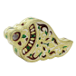 Conch shaped wooden dry fruit box with meenakari detailing BH-0638-1