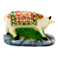 A flamboyant set of resin crafted cow & calf pair BH-0641-2