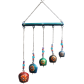 Rajasthan inspired colourful metal wind chimes BH-0646-1