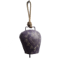 Simple yet suave metal wind bell with small flower prints BH-0648-1
