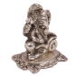 Oxidised Ganesh in silver color