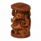 Wooden Ganesha with chatra