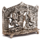 laxmi and ganesh made of oxidised metal for diwali gifts