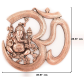  Metal Wall Hanging Of Lord Ganesha With Om