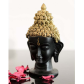 Gold hair buddha head