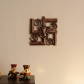 Swastik metal wall hanging