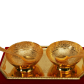 gold plated bowl set for return gifts