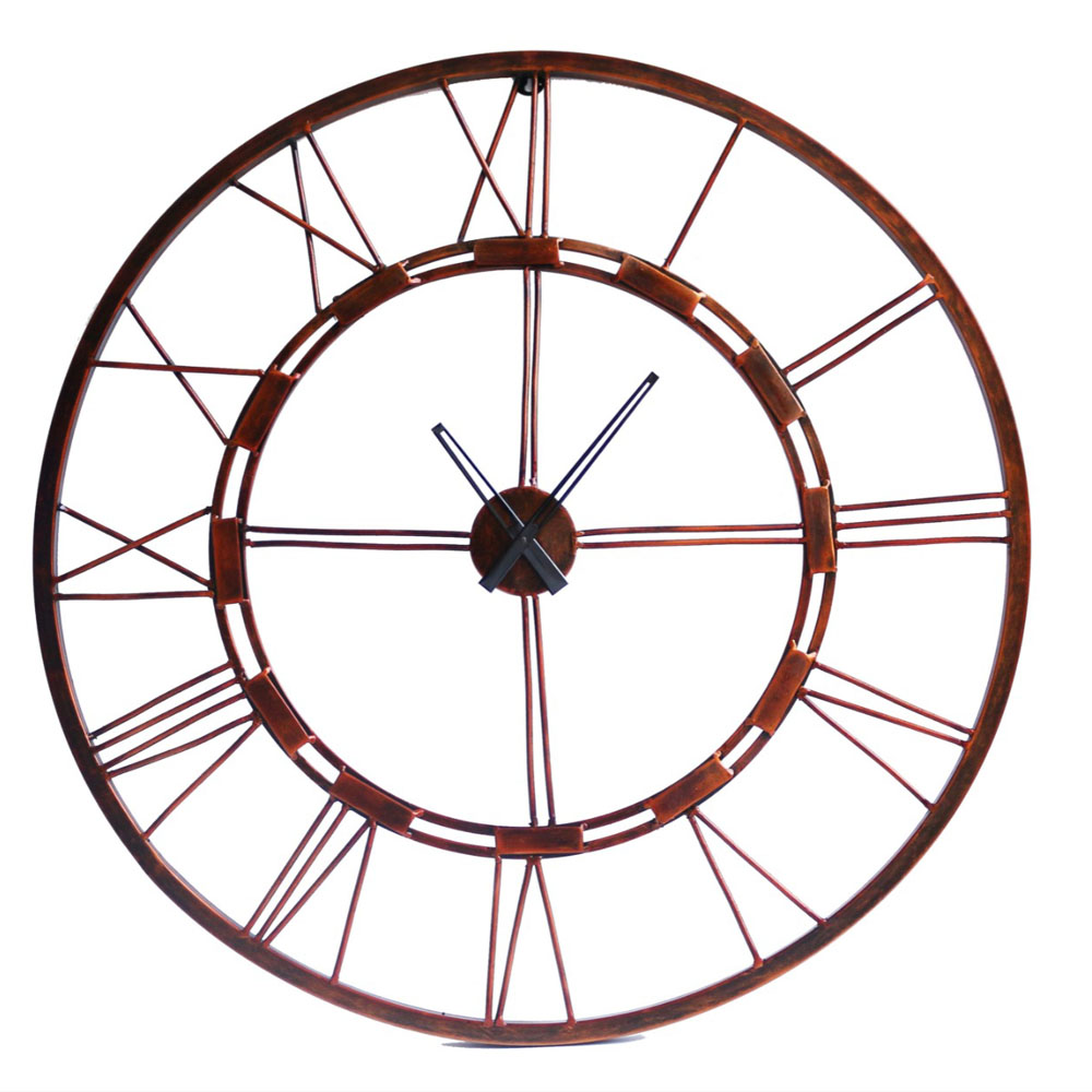 Handcrafted Iron Wall Clock