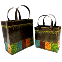 Traditional Brass Handcrafted 2 Bags With Handle Online