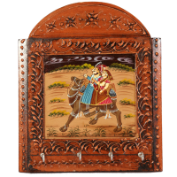 Camel Painted Wooden Handicrafts Key Holder For Wall Online