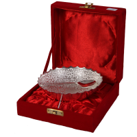 German Silver Pudding Bowl & Spoon As Useful Return Gifts