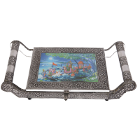 Oxidized Rajasthani Artwork Dry Fruit Gift Box Online