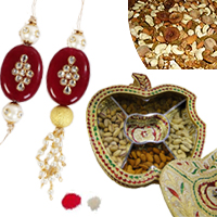 Rakhi With Dryfruits