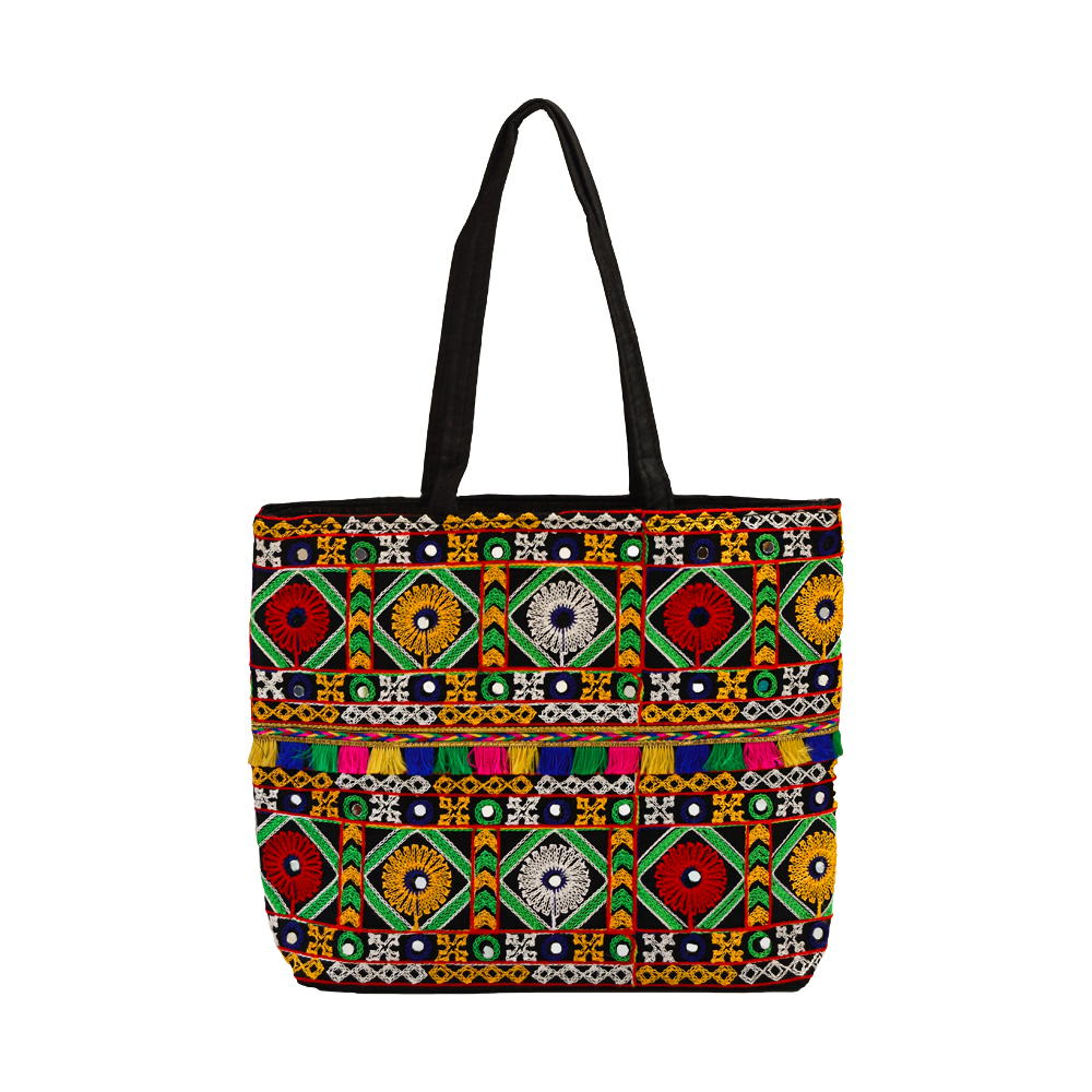 Rajasthani Traditional Embroidered Tote Bag For Women Online