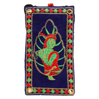 Handicraft Kairy Work Clutch Bag With Detailed Embroidery Designs
