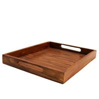 Beautifully serving tray made up of wood