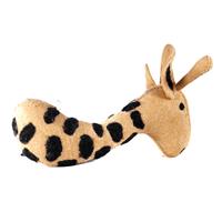 Felt giraffe head stuffed toy