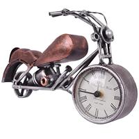 Metal Handmade Clock Mould In A Shape Of Bike