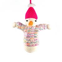 Snowman showpiece with sweater