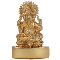 An elegant brass Lord Ganesh statue