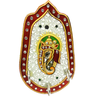 Marble Ganesha Decorative Key Holder For Wall Online