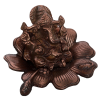 Brown metal lord Ganesha figurine