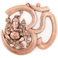 Bring Serenity With The Beautiful Metal Wall Hanging Of Lord Ganesha With Om