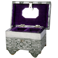 Floral Design Oxidized Jewellery Box For Ladies