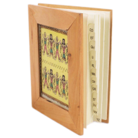 Wooden Covered Telephone Diary from Rajasthan
