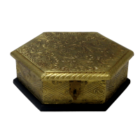 Hexagonal Box to Store Dry Fruits For Return Gifts