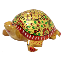 Intensely Designed Handcrafted Tortoise Made Of Wood